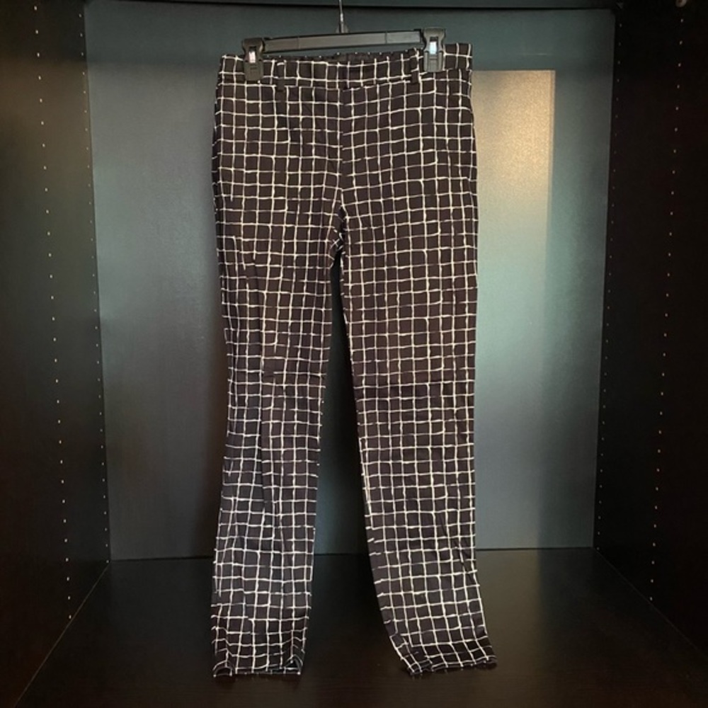 Zara Black/White Checkered Dress Pants Size Small